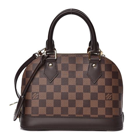 alma bb damier ebene handbag